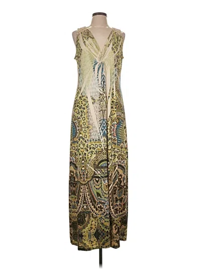 Pre-owned One World Casual Dress In Gold