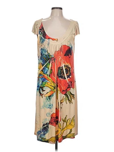 Pre-owned One World Casual Dress In Ivory