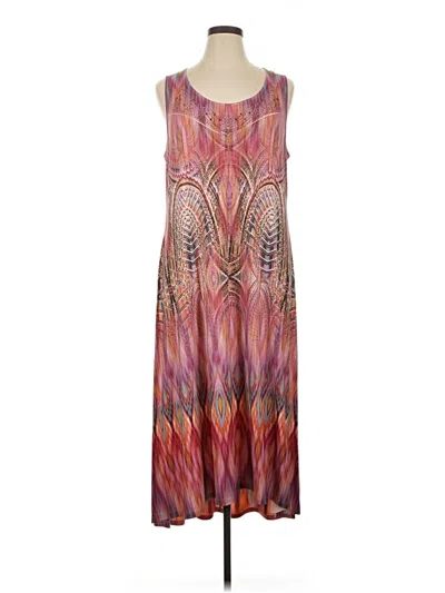 Pre-owned One World Casual Dress In Pink