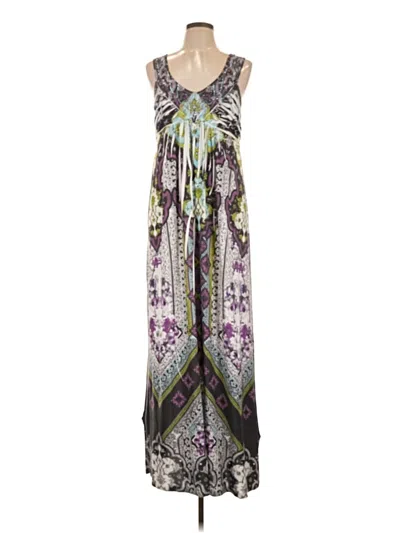 Pre-owned One World Casual Dress In Purple