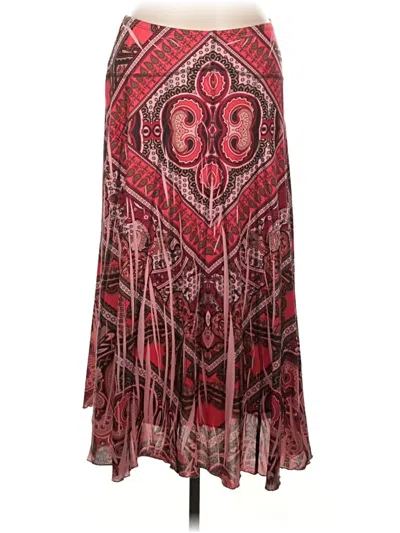 Pre-owned One World Casual Skirt In Red