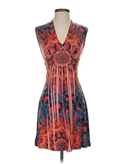 Pre-owned One World Cocktail Dress In Orange