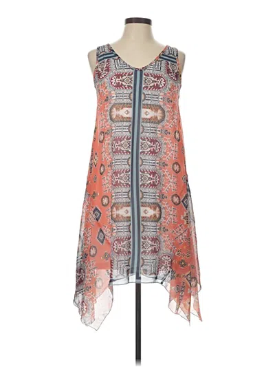 Pre-owned One World Cocktail Dress In Orange