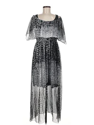 Pre-owned One World Cocktail Dress In Silver