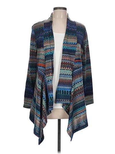 Pre-owned One World Kimono In Blue