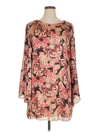 Pre-owned One World Kimono In Brown