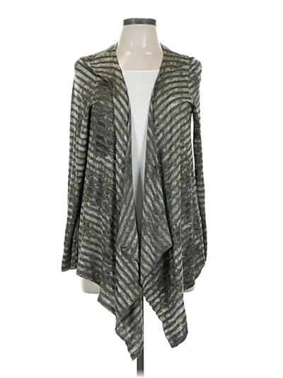 Pre-owned One World Kimono In Gray