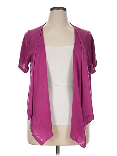 Pre-owned One World Kimono In Purple