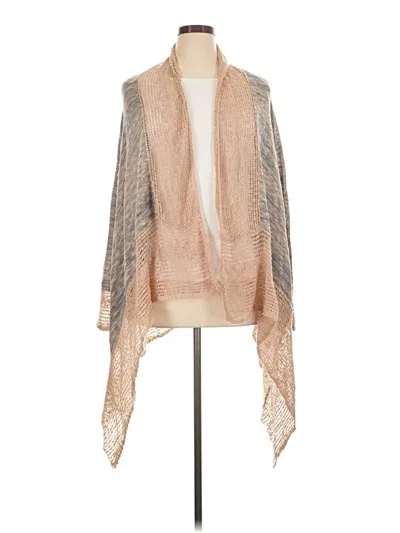Pre-owned One World Kimono In Tan