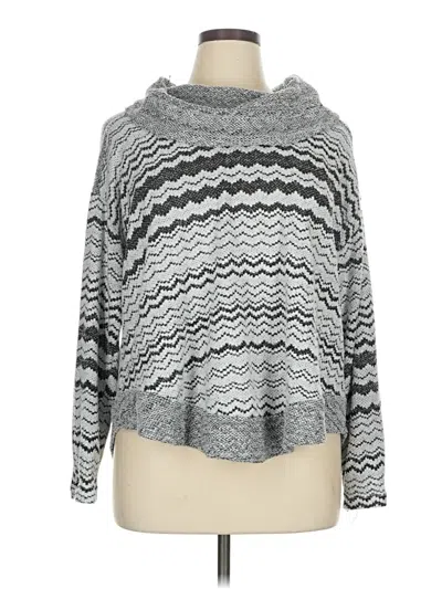 Pre-owned One World Pullover Sweater In Gray