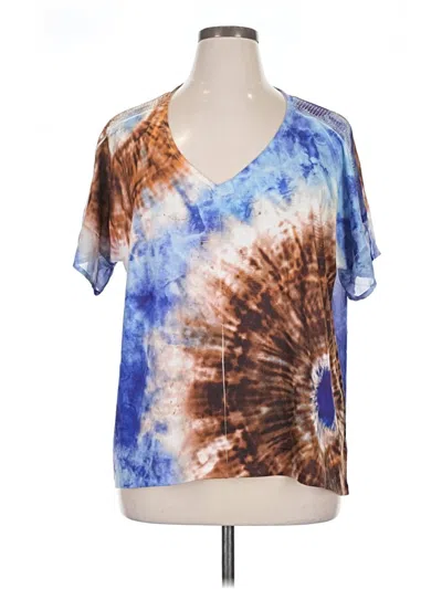 Pre-owned One World Short Sleeve T-shirt In Blue