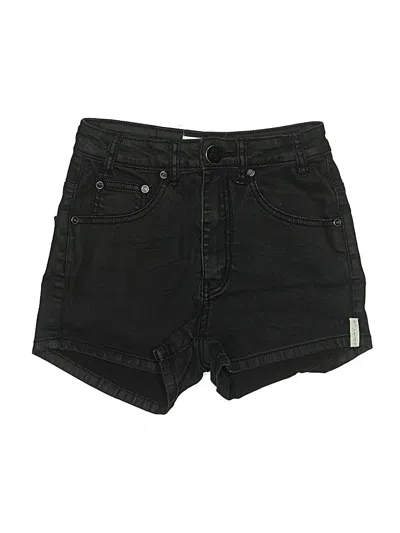 Pre-owned One X Oneteaspoon Denim Shorts In Black