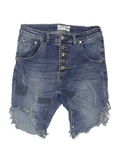 Pre-owned One X Oneteaspoon Denim Shorts In Blue