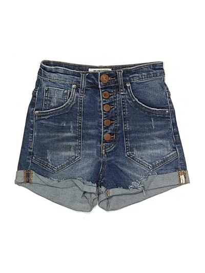Pre-owned One X Oneteaspoon Denim Shorts In Blue