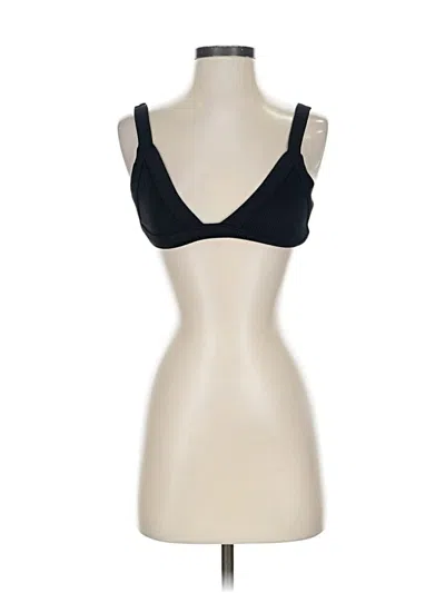 Pre-owned One0one Tank Top Black Plunge Neckline Tops