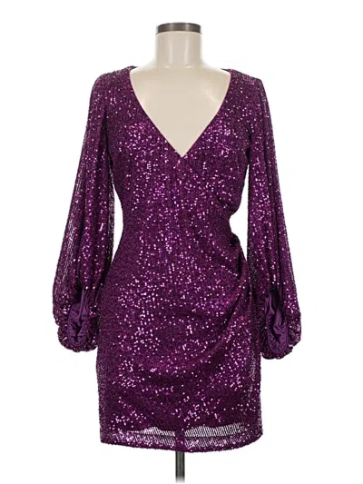 Pre-owned One33 Social Cocktail Dress In Purple