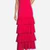 ONE33 SOCIAL THE RAMY | RASPBERRY V-NECK MAXI GOWN