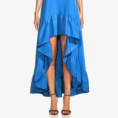 One33 Social The Yolanda | Peacock Blue High-low Maxi Gown