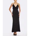 One33 Social Women's The Isabelle V-neck Slip Gown In Black