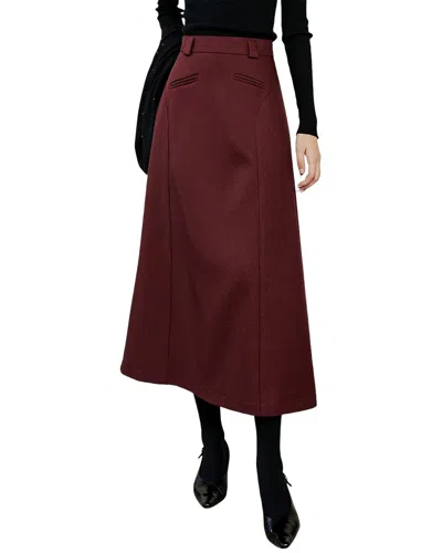 Onebuye Skirt In Burgundy