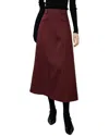 Onebuye Skirt In Burgundy