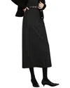 Onebuye Wool-blend Skirt In Black