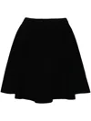 Onefifteen A-line Knitted Skirt In Black