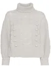 Onefifteen Cable-knitted Jumper In Grey