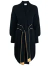Onefifteen Self-tie Belted Cardigan In Blue