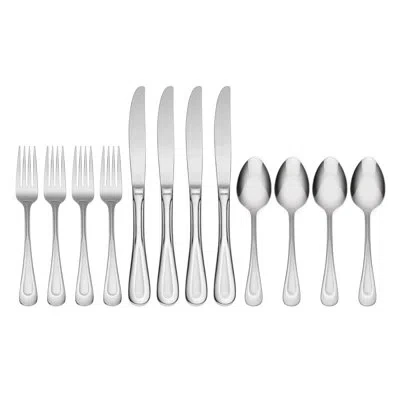Oneida 12 Piece Stainless Steel Flatware Set Service For 4