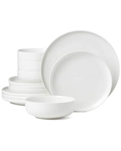 Oneida 24 Seven White 12pc Dinnerware Set