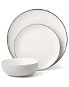 Oneida 24/7 Colors 12-piece Dinnerware Set, Pumice In White