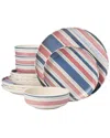 Oneida 24/7 Melamine 12pc Dinnerware Set In Multi
