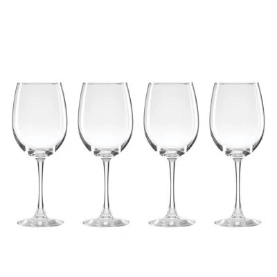 Oneida 5 O'clock All-purpose Wine Glasses, Set Of 4 In Clear