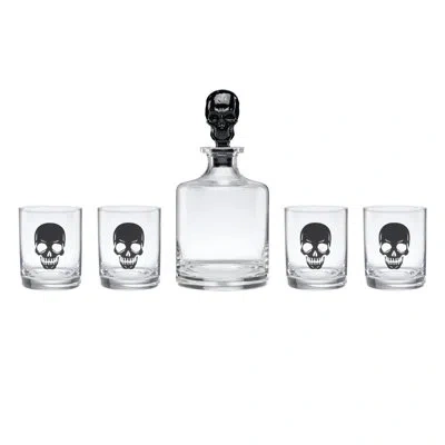 Oneida 5-piece Skeleton Whiskey Set In Clear