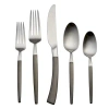 Oneida Adjacent 20 Piece Flatware Set In Black,silver