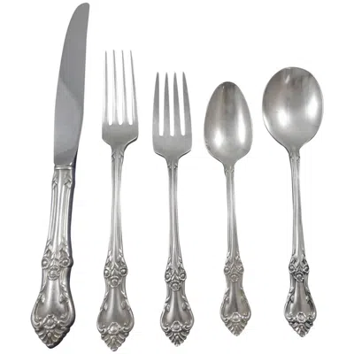 Pre-owned Oneida Afterglow By  Sterling Silver Flatware Set For 18 Service 94 Pieces Huge!