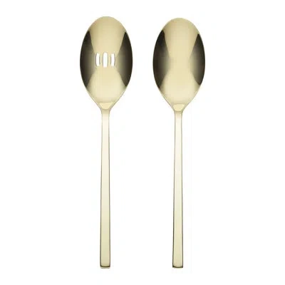 Oneida Allay Champagne Serving Spoons, Set Of 2