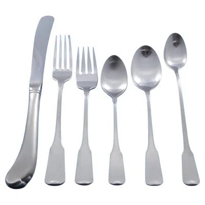 Pre-owned Oneida American Colonial By  Stainless Steel Flatware Service Set 52 Pieces In Gray