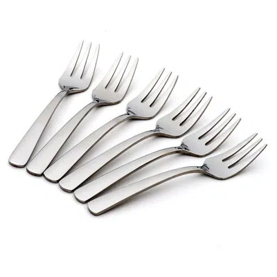 Oneida Aptitude Flatware Salad Fork Set, 18/0 Stainless Steel