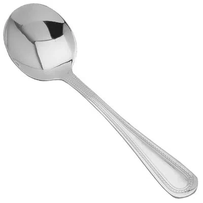 Oneida Beads Bouillon Spoons By Delco (18/0)