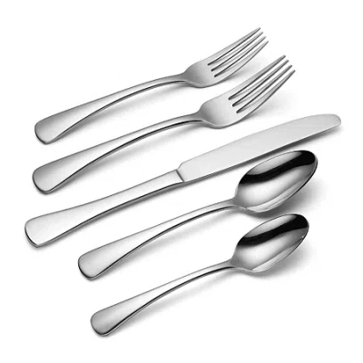 Oneida Bellasana 45-pc. Flatware Set In Gray