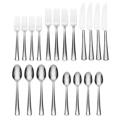 Oneida Bleeker 20 Piece Everyday Flatware Set, Service For 4