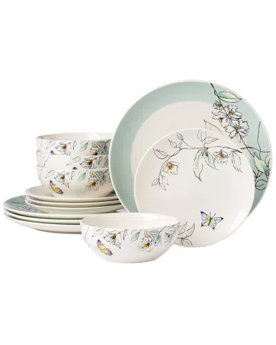 Oneida Botanica 12pc Dinnerware Set In Multi