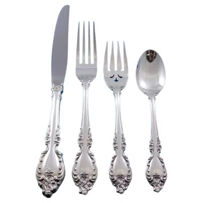 Pre-owned Oneida Botticelli By  Sterling Silver Flatware Set For 8 Service 32 Pieces