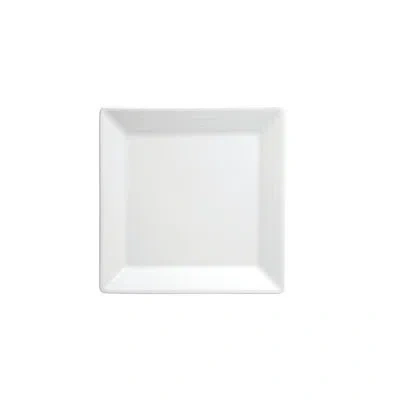 Oneida Botticelli Square Plates, 9 7/8", By Sant' Andrea In Bright White