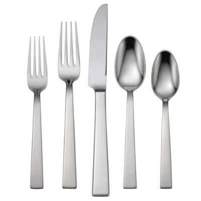 Oneida Bridal Flatware 5 Piece 18/10 Stainless Steel Flatware Set, Service For 1