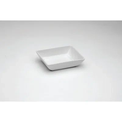 Oneida Bright White Ware Rectangular Bowls, By Buffalo