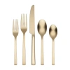 Oneida Chefs Table Champagne 20-pc. Flatware Set In Gold