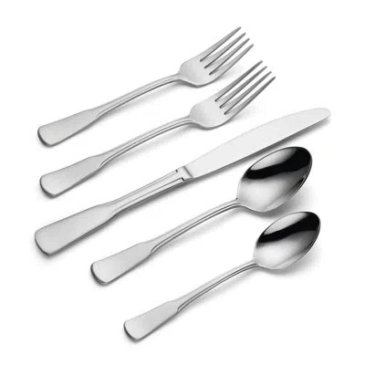 Oneida Colonial Boston 45 Piece Everyday Flatware Set, Service For 8